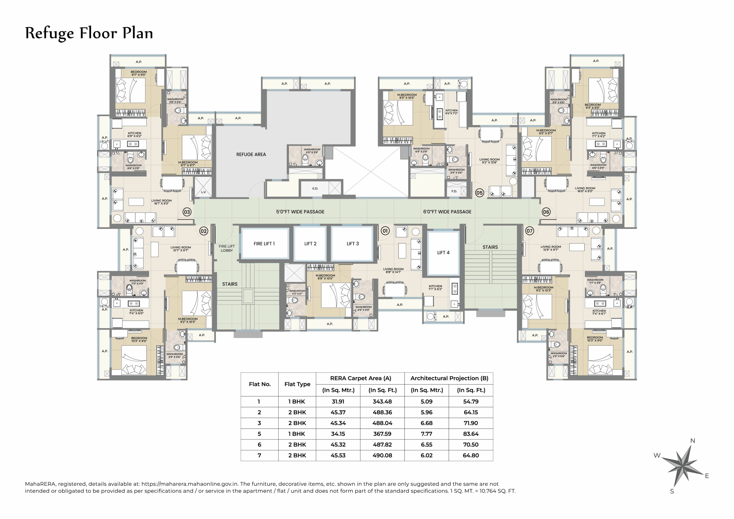 Refuge Floor Plan